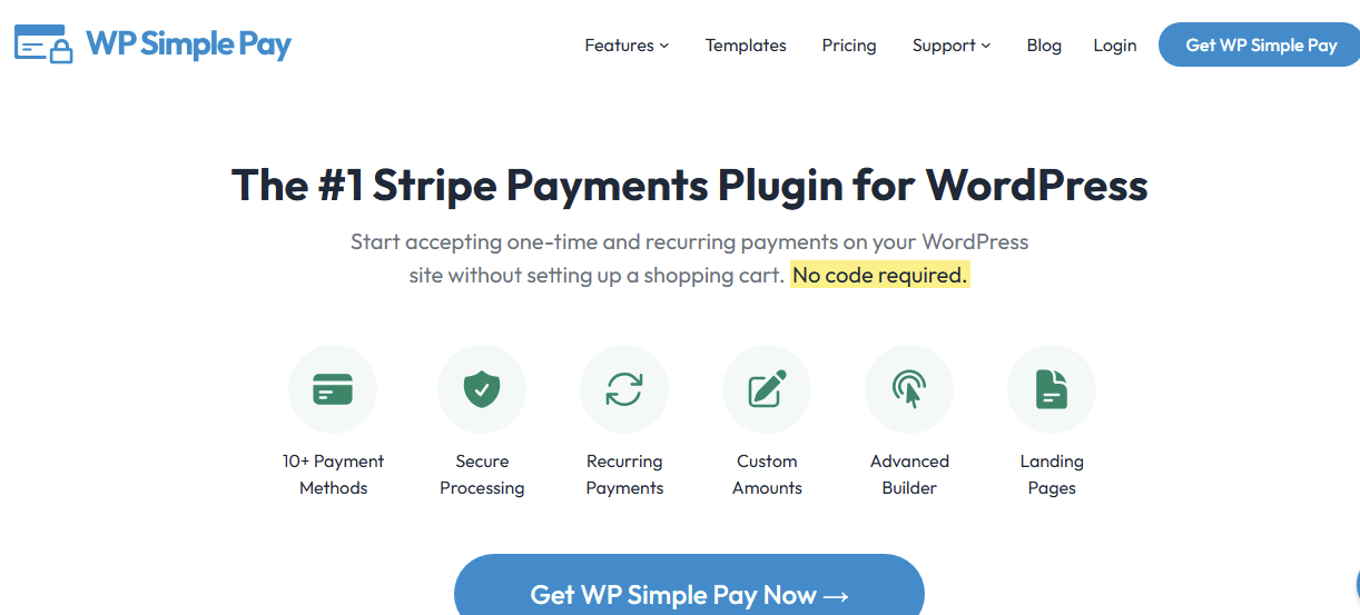 WP Simple Pay Plugin