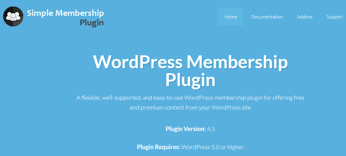 Simple Membership Plugin