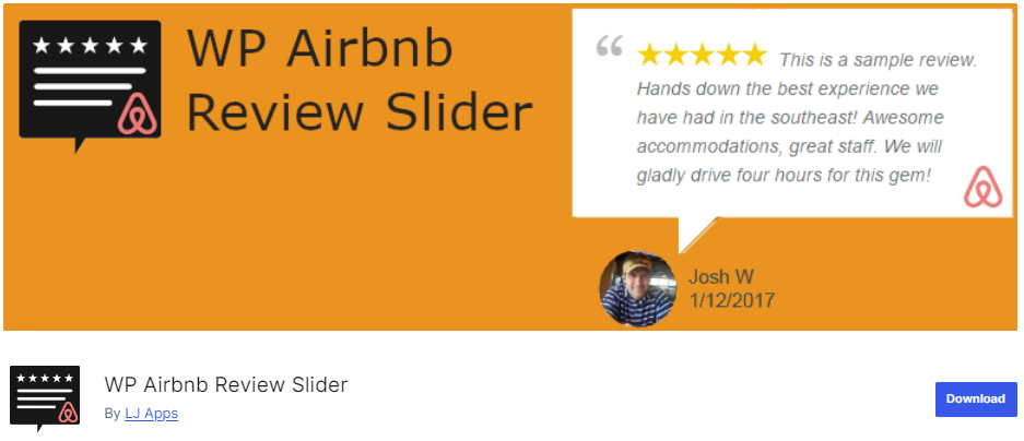 WP Airbnb Review Slider